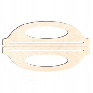 ucha siatki rączki uchwyty torby 28x8cm C sklejka