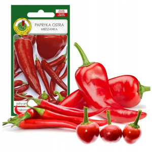 Papryka Ostra Mieszanka Koral Cayenne Nasiona