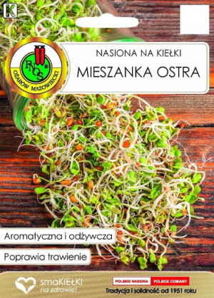 Nasiona Na Kiełki Mieszanka Ostra Bez Gmo 30g