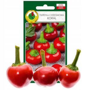 Papryka Czereśniowa Koral Ostra Nasiona Bez Gmo