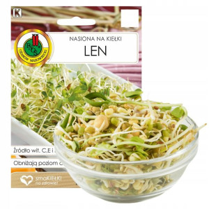Len Nasiona Na Kiełki Witamina C A E Bez Gmo 10g