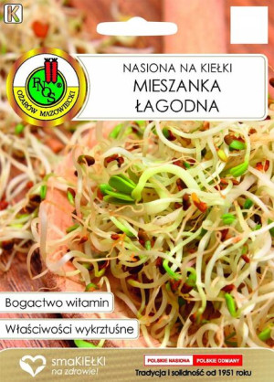 Nasiona Na Kiełki Mieszanka Łagodna Bez Gmo 30g