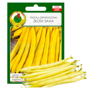 Fasola Szparagowa Karłowa Saxa Złota Nasiona Bez G
