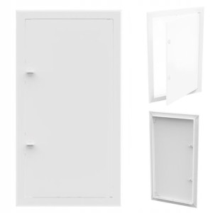 Drzwiczki rewizyjne metal osłona inst 50x120 białe