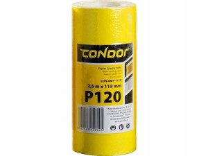 Papier Ścierny Rolka Uniwersalny 2,5mx15mm Gr.120
