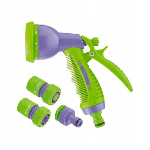 Zraszacz Wody Pistolet 6 Funkcji Zestaw 4cz. 3/4'