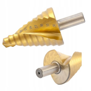 Wiertła Stożkowe Stopniowane Do Metalu 9-36mm