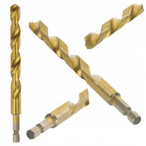 Wiertło Do Wkrętarki Metalu Tytanowe Hex 8.5 Mm