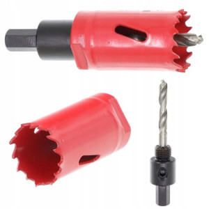 Otwornica Bimetal Do Drewna Metalu 16 Mm Adapter