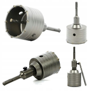 Otwornica Koronka Do Betonu Frez 65mm 80mm Zestaw