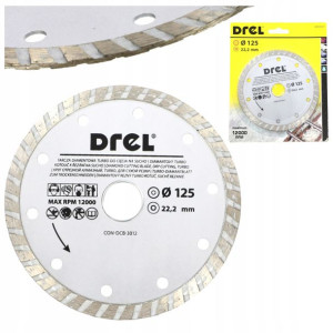 Tarcza Diamentowa Do Kamienia Betonu Płytek 125mm