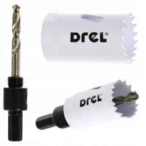 Otwornica Bimetal Do Drewna Metalu 19 Mm Adapter