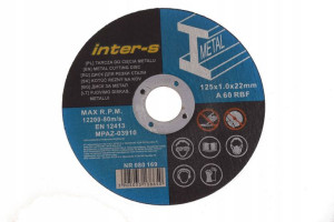 Tarcza Do Metalu Płaska Do Cięcia 125x1 Mm