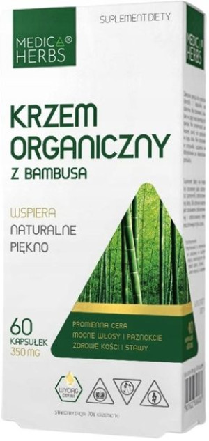 Medica Herbs BAMBUS KRZEM kości stawy MOCNE WŁOSY