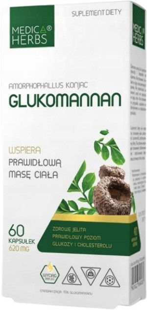 Colon Slim Oczyszczanie Dieta Glukomannan 12400mg
