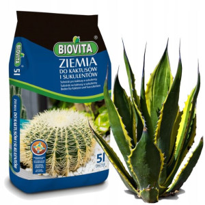 Podłoże Ziemia Do Kaktusów I Sukulentów Biovita 5l