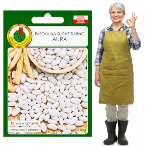 Fasola na ziarno AURA wczesna plenna karłowa 50g