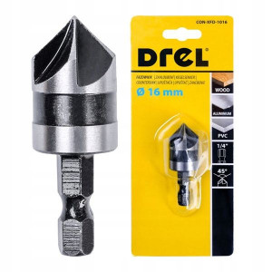 Wiertło Fazownik Pogłębiacz Drewno Pvc 16 Mm Hex