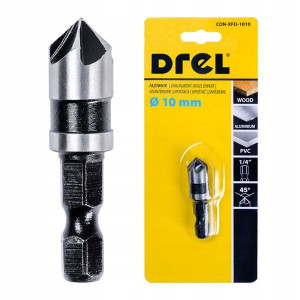 Wiertło Fazownik Pogłębiacz Drewno Pvc 10mm Hex