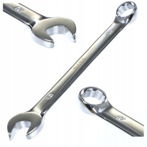 Klucz Klucze Płasko-oczkowy Polerowane Crv 13 Mm