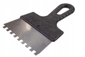 Szpachla Nierdzewna Zębata Do Kleju 8x8 150mm