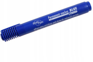 Marker Permanentny Wodoodporny Pisak Niebieski
