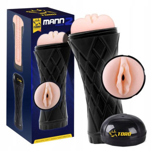 Masturbator z wargami sromowymi. Sztuczna pochwa.