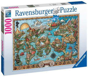 Ravensburger Puzzle 2D 1000 elementów: Atlantyda  16728