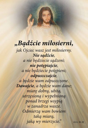 Plakat – Jezus Miłosierny