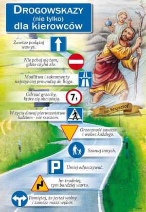 Plakat - Święty Krzysztof