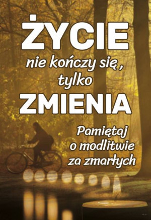 Plakat na Wszystkich Świętych