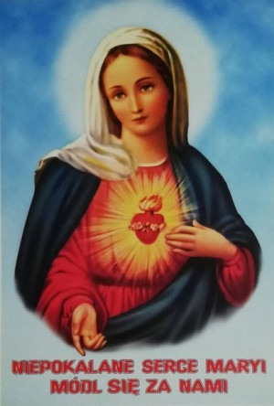 Plakat – Niepokalane Serce