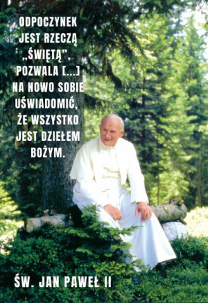 Plakat - Święty Jan Paweł  II