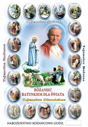 Plakat - Różaniec Święty