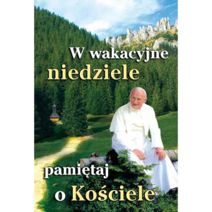 Plakat wakacyjny
