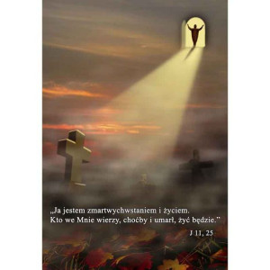 Plakat na Wszystkich Świętych