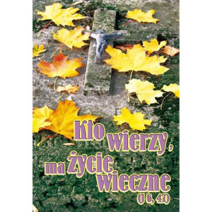 Plakat na Wszystkich Świętych