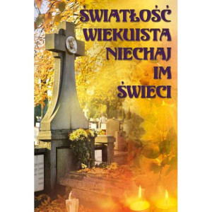 Plakat na Wszystkich Świętych