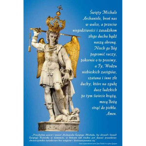 Plakat – Święty Michał Archanioł