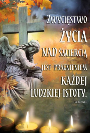 Plakat na Wszystkich Świętych