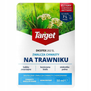 Target DICOTEX odchwaszcza TRAWNIK usuwa CHWASTY