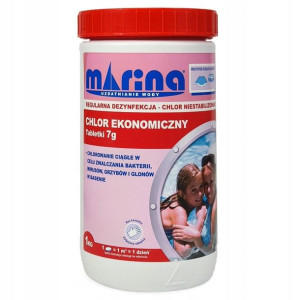 MARINA chlor ekonomiczny do basenu tabletki 1kg
