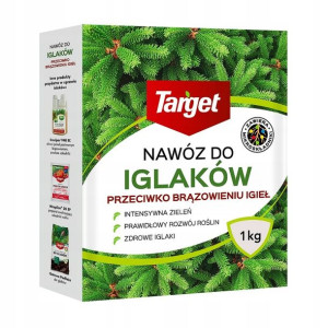 NAWÓZ DO IGLAKÓW przeciwko brązowieniu 1 kg TARGET