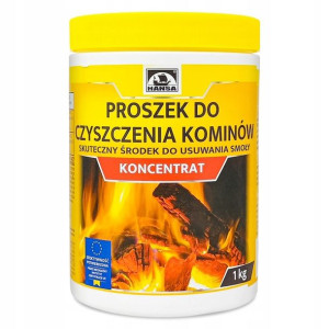 ŚRODEK do CZYSZCZENIA PIECA Komina usuwa SADZĘ 1K