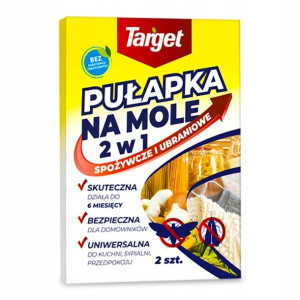 Target Pułapka na mole kuchenne ubraniowe wabik 2s
