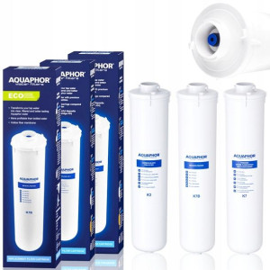Zestaw wkładów K3 K7B K7 Aquaphor KRYSZTAŁ B ECO