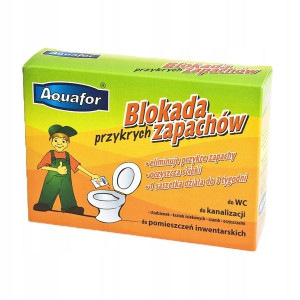 Blokada przykrych zapachów antyodor latryny WC 4x