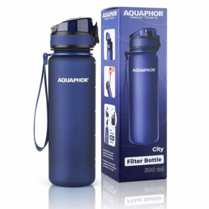 BIDON Filtrujący BUTELKA CITY Aquaphor Granat 0,5L