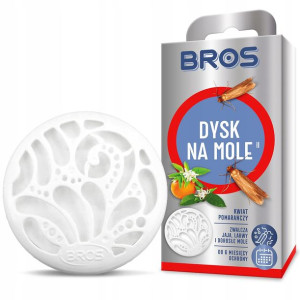 BROS dysk na mole Odstraszacz Moli Pomarańczowy