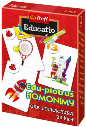 Karty Do Gry Trefl Edu Piotruś Homonimy